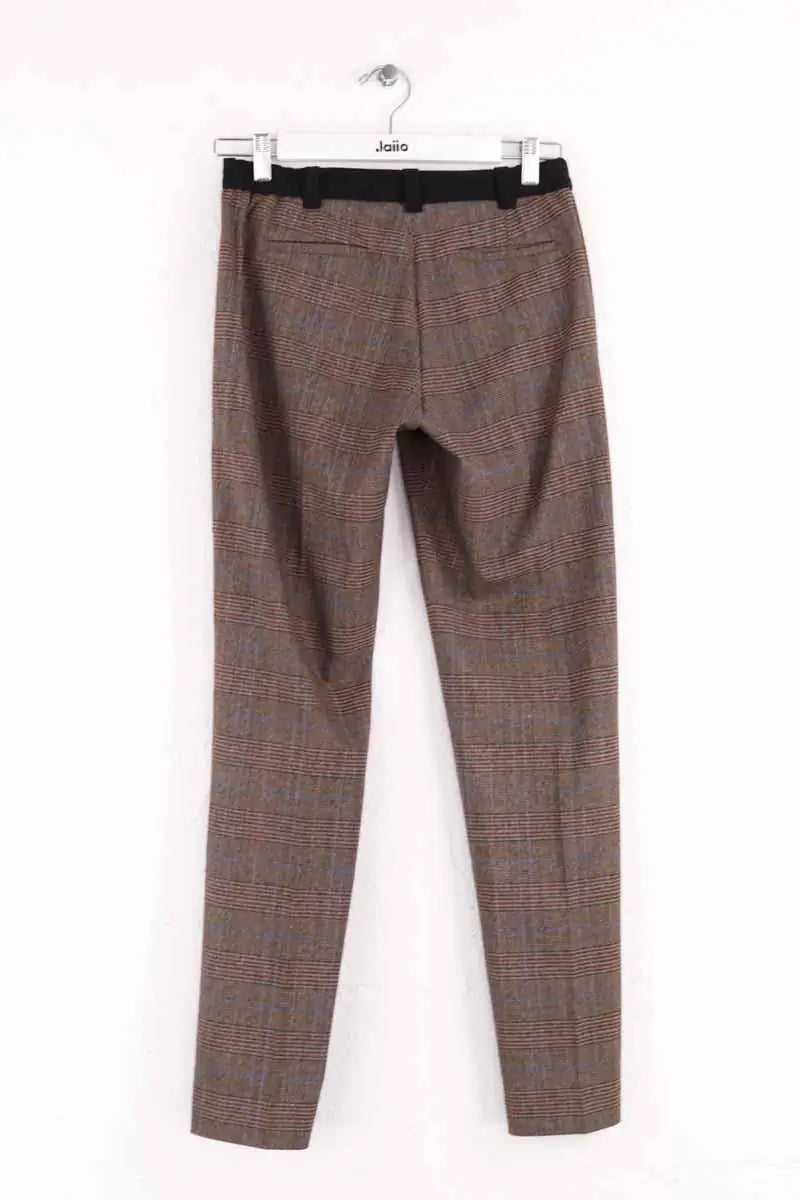 Pantalon Maje Marron en Synthétique