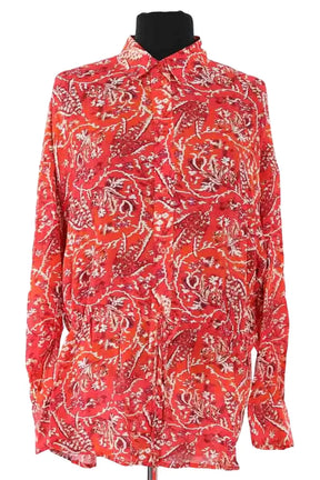Blouse Iro Jacto Orange en Viscose, taille S - Seconde Main