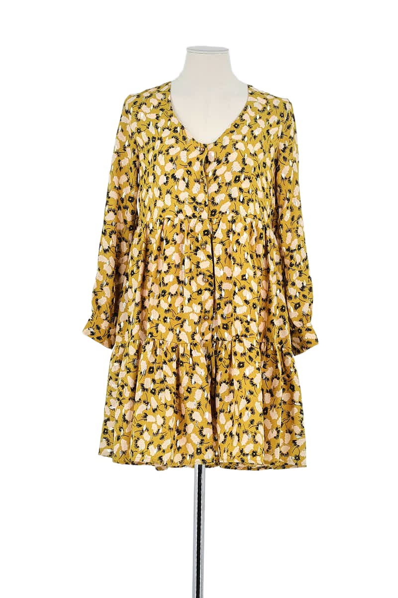 Robe Saaj  Jaune