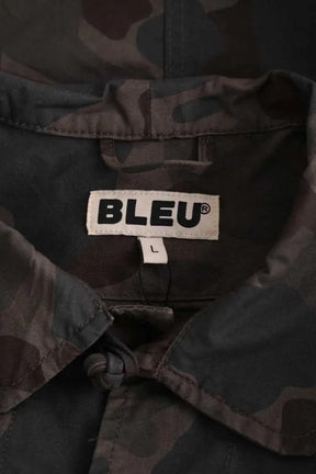 Veste BLEU Kaki en Coton