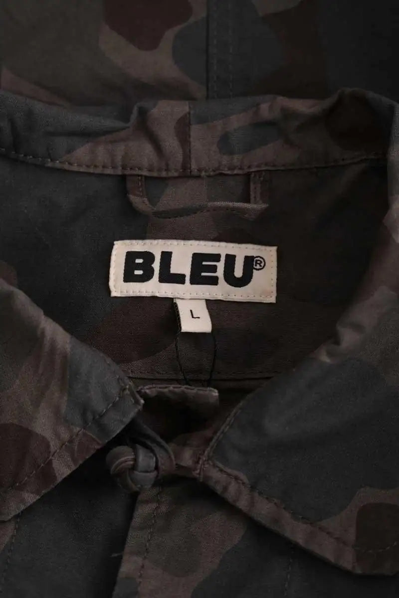 Veste BLEU Kaki en Coton
