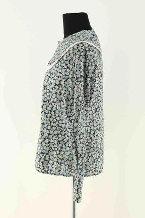Chemise Maje Bleu en Coton