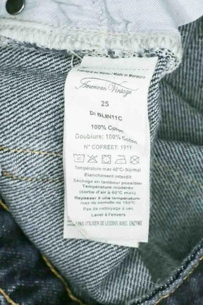 Jean slim American Vintage Anthracite en Coton