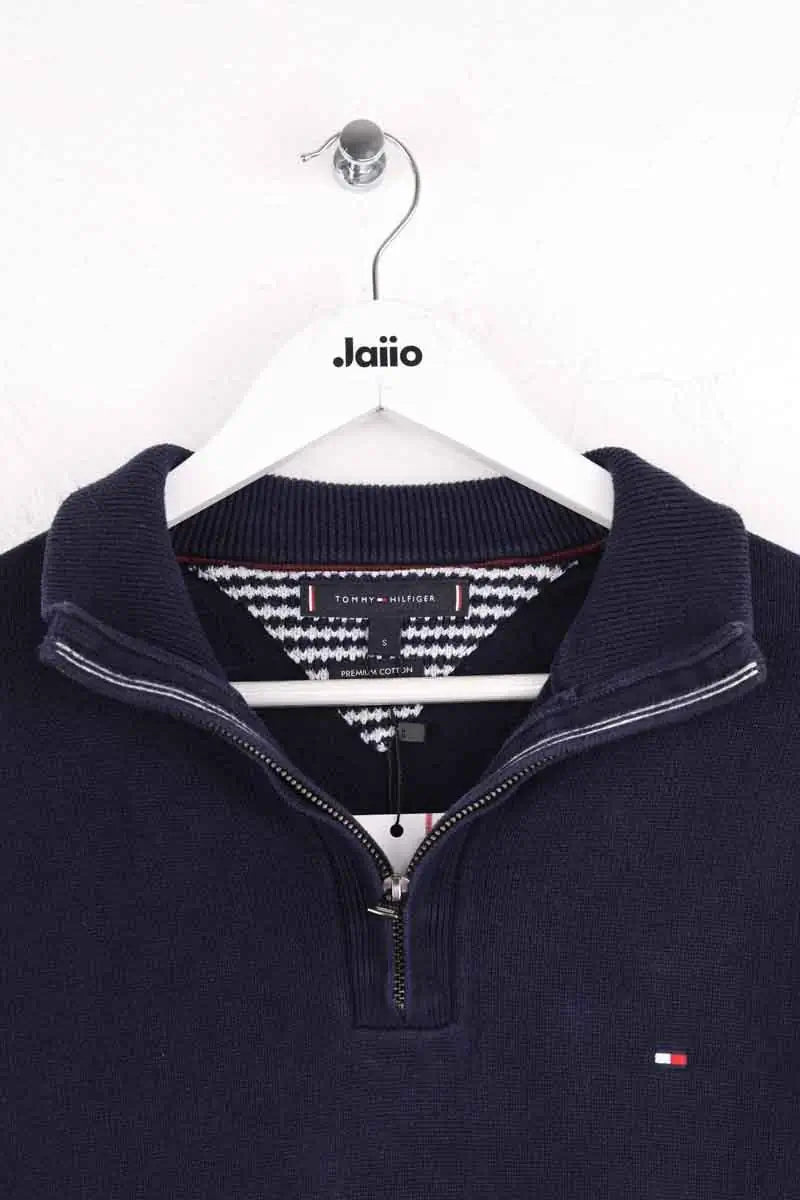 Pull Tommy Hilfiger Bleu en Coton