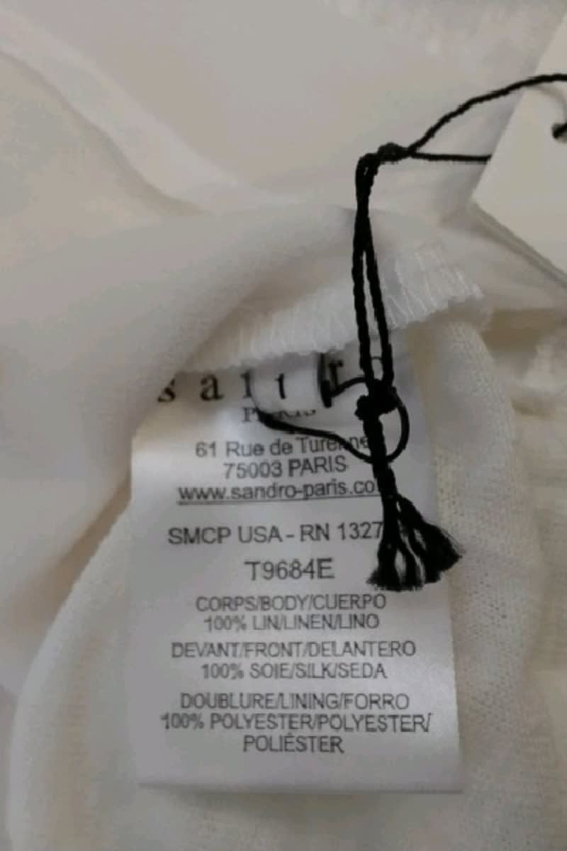 T-shirt Sandro  Blanc