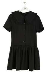 Robe Sandro Noir en Synthétique, taille S - Seconde Main