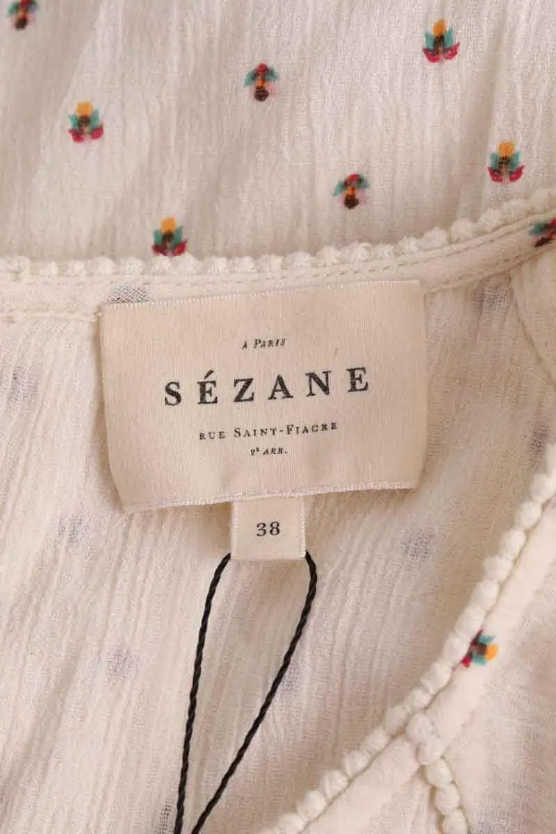 Robe Sézane Beige en Coton