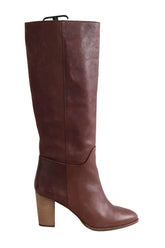 Bottes Sessun Marron en Cuir, taille 41 - Seconde Main