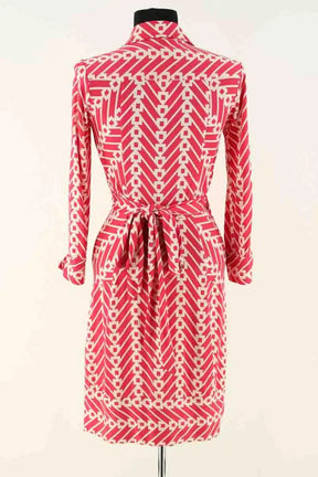 Robe Diane Von Furstenberg Rose en Soie