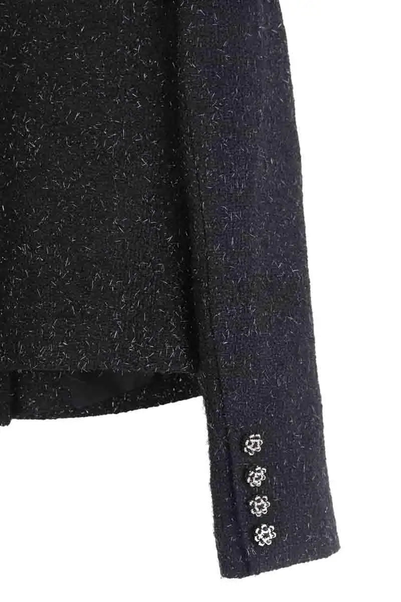 Veste Self-Portrait Noir en Laine