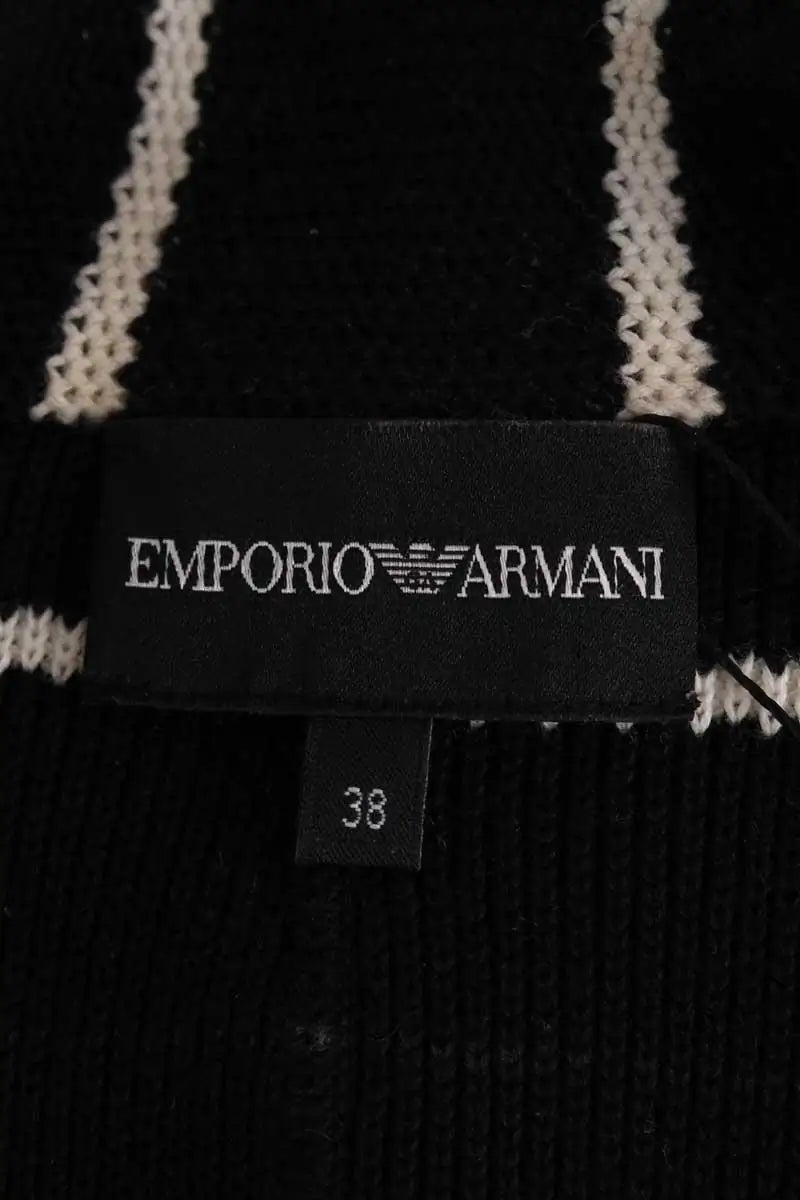 Veste Emporio Armani Noir en Coton
