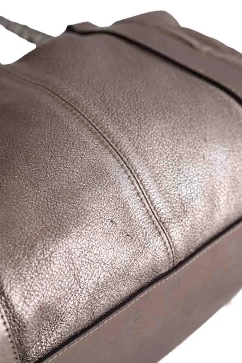 Sac à main Burberry Argent en Synthétique