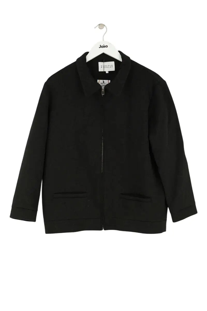 Veste Claudie Pierlot Noir en Coton, taille M - Seconde Main