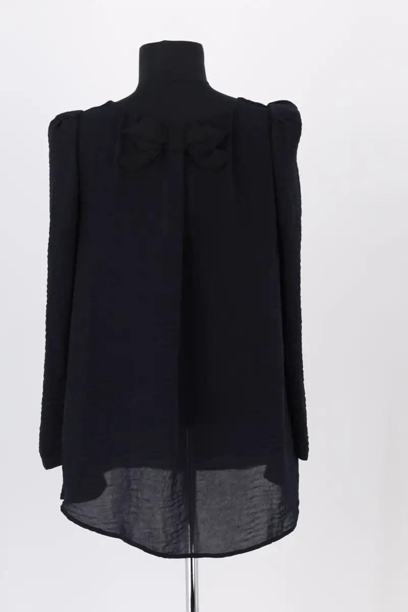 Blouse Claudie Pierlot Marine en Synthétique