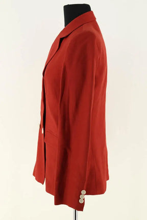 Blazer Sandro Rouge en Coton