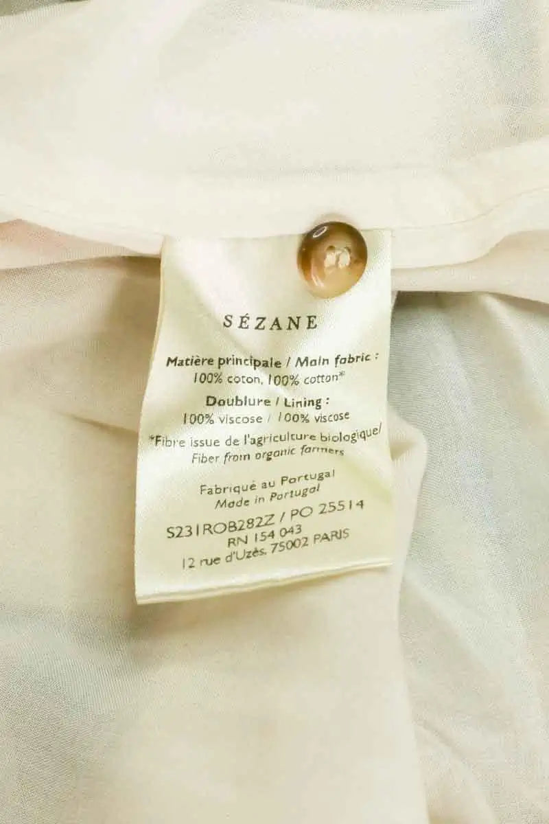 Robe Sézane Beige en Viscose
