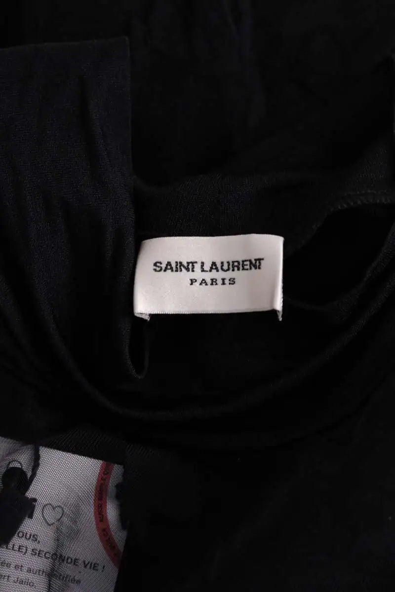 Blouse Saint Laurent Noir en Synthétique
