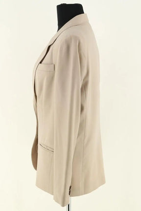 Blazer Gerard Darel Beige en Synthétique