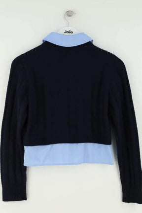 Pull Sandro Marine en Laine