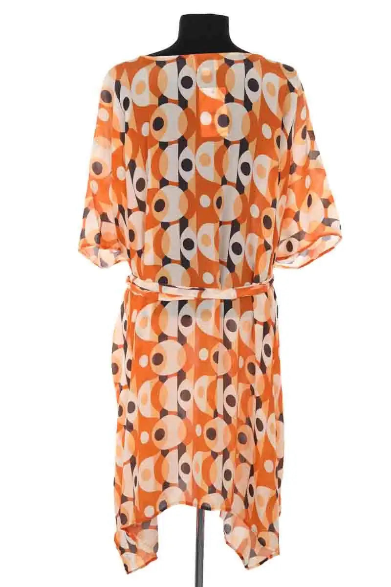 Robe Swildens Orange en Viscose