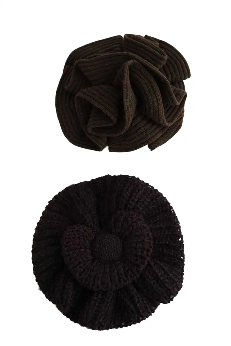 Lot de broche Sonia Rykiel Marron en Tissu - Seconde Main