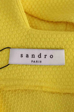 Robe Sandro Jaune en Synthétique