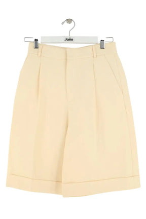 Bermuda Dior Ecru en Laine, taille S - Seconde Main