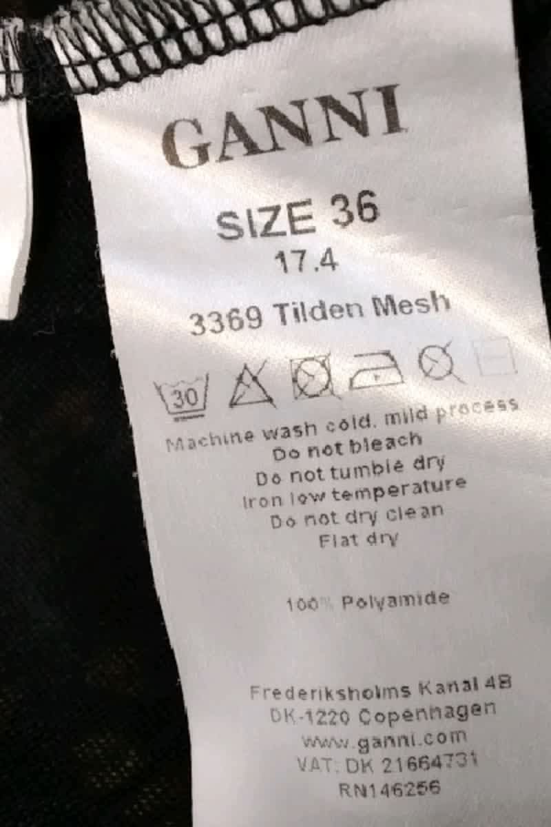 T-shirt Ganni  Noir