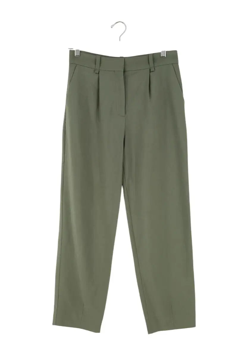 Pantalon Maje Kaki en Laine, taille S - Seconde Main