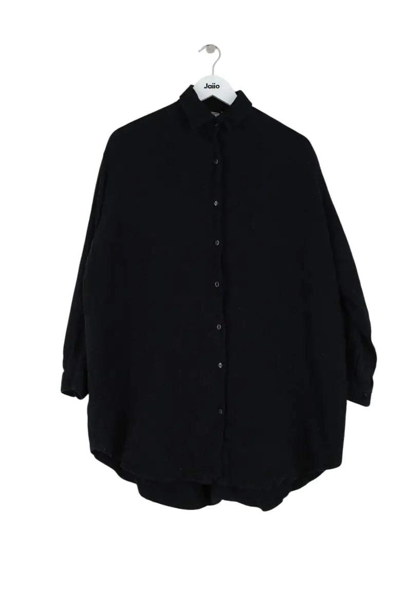 Robe chemise Saaj Noir en Coton, taille S - Seconde Main