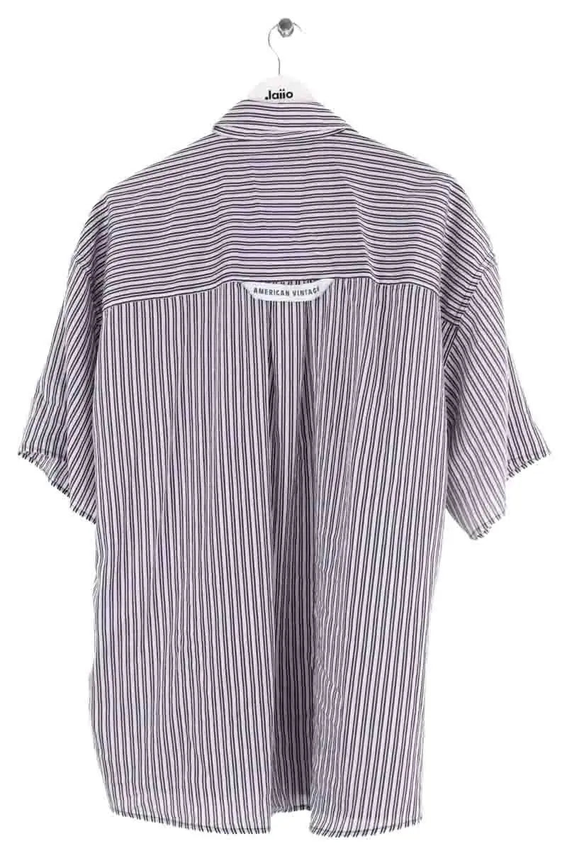 Chemise American Vintage Gris en Coton