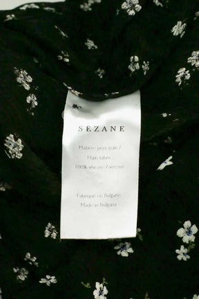 Robe Sézane Noir en Viscose