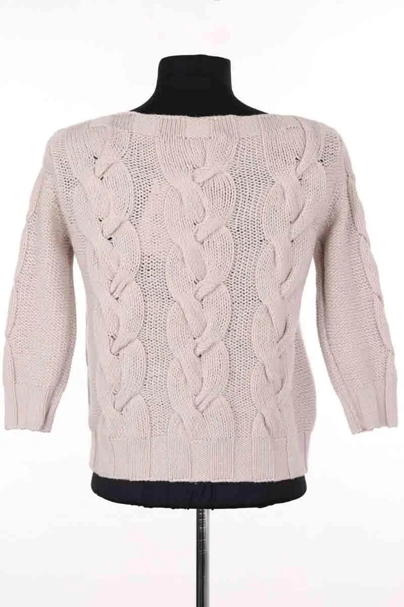 Pull Max Mara Beige en Laine