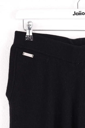 Pantalon large The Kooples Noir en Laine