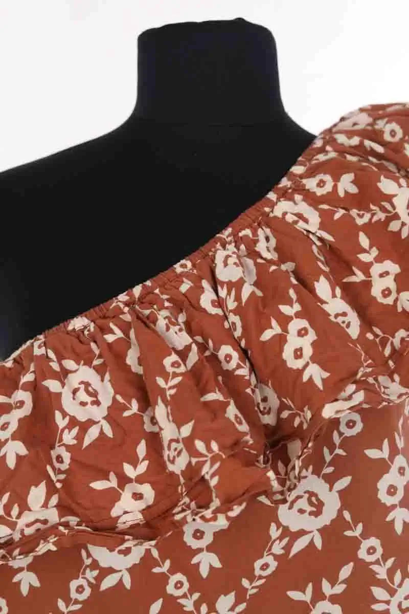 Top Petite Mendigote Marron en Coton