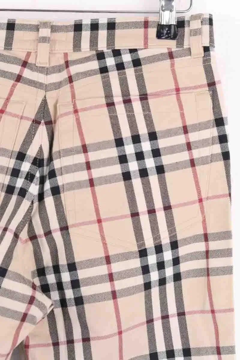 Pantalon Burberry Beige en Coton