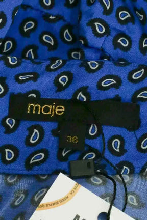 Combishort Maje Bleu en Viscose
