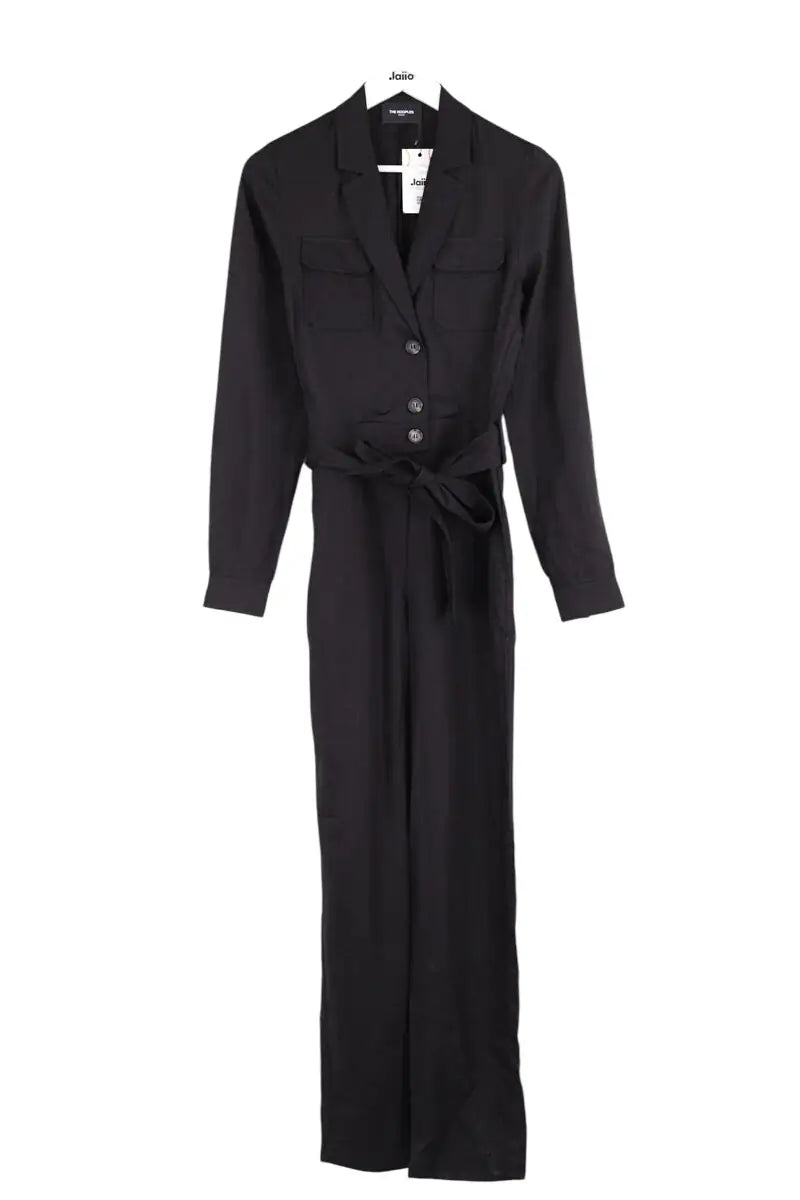 Combinaison The Kooples Noir en Synthétique, taille S - Seconde Main