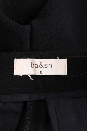 Pantalon slim Ba&Sh Noir en Synthétique