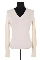 Pull Eric Bompard Ecru en Cachemire, taille S - Seconde Main