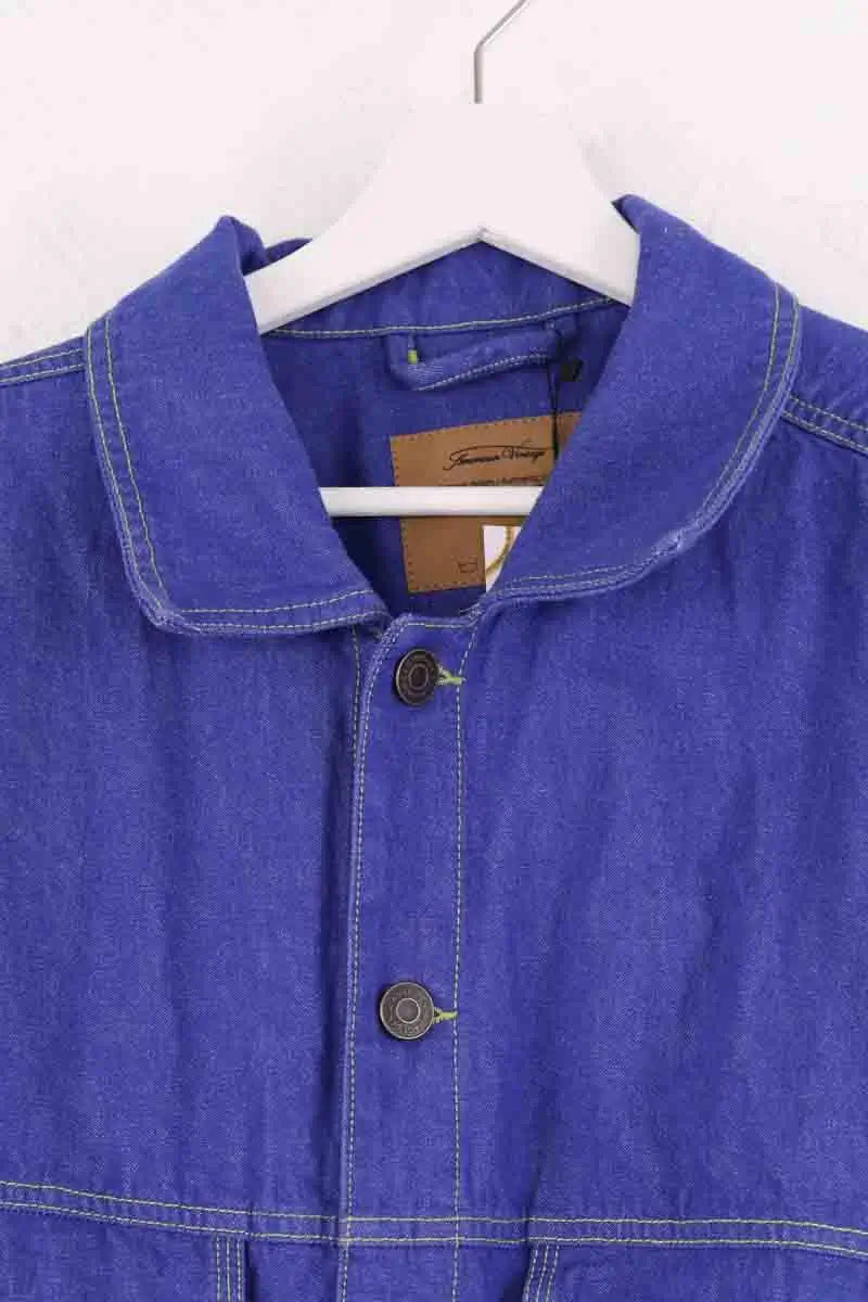 Veste American Vintage Bleu en Coton