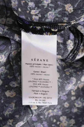 Robe Sézane Noir en Viscose