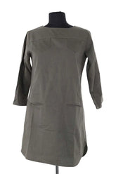 Robe Soeur Kaki en Coton, taille S - Seconde Main