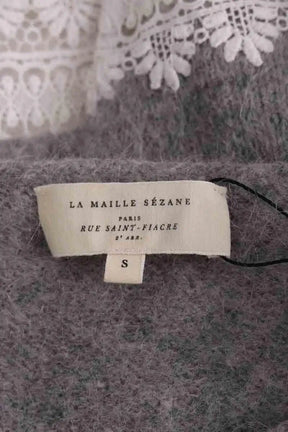 Pull Sézane Gris en Laine
