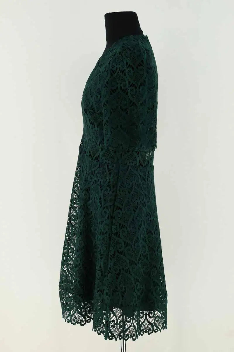 Robe Sandro Vert en Synthétique