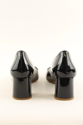 Talons LK Bennett Sloane Marine en Cuir verni