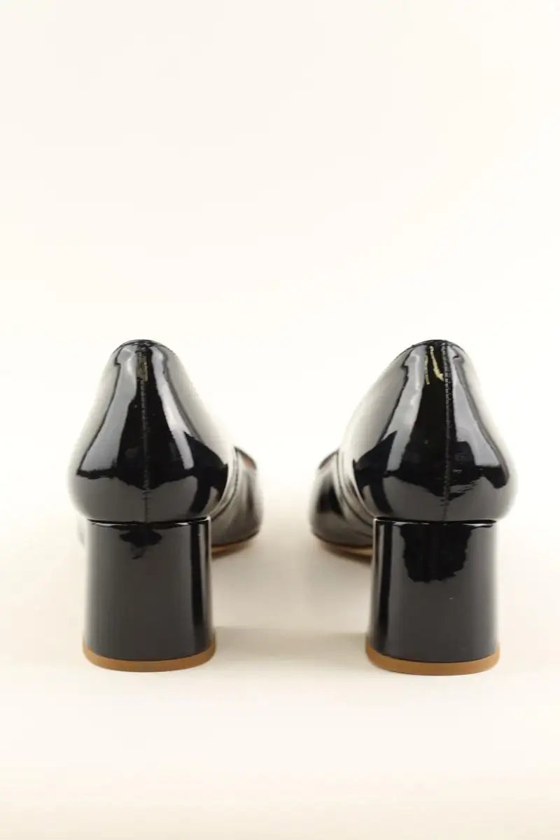 Talons LK Bennett Sloane Marine en Cuir verni