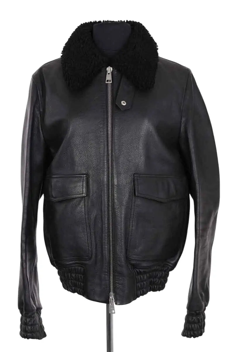 Blouson Ami Noir en Cuir, taille M - Seconde Main
