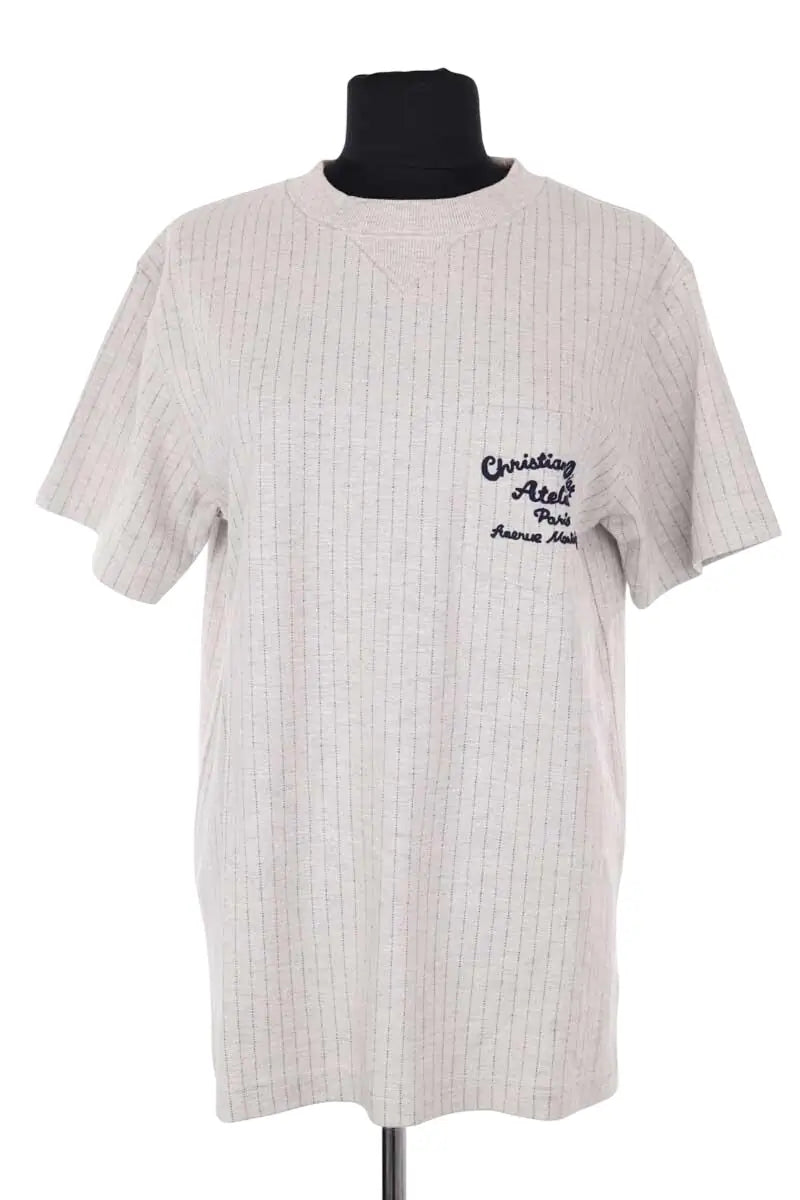 T-shirt Dior Gris en Laine, taille XXS - Seconde Main