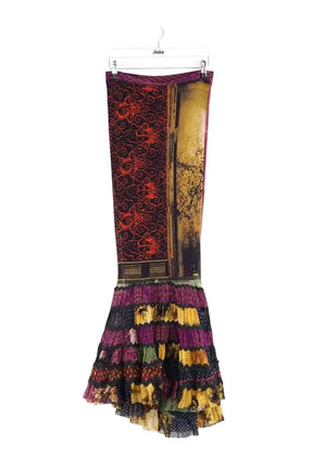 Jupe Jean Paul Gaultier Violet en Synthétique, taille S - Seconde Main
